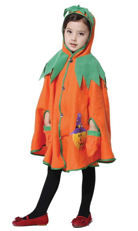 Halloween Pumpkin Kids Costume Set