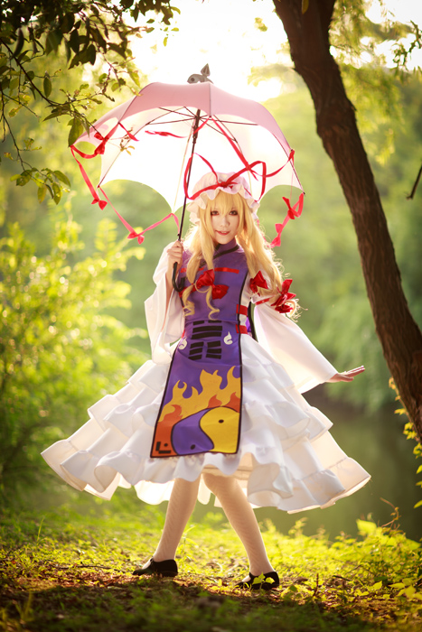 東方Project 八雲紫風(やくもゆかり) コスプレ衣装 - コスプレ