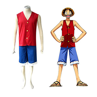 	One Piece Luffy Cosplay Costume