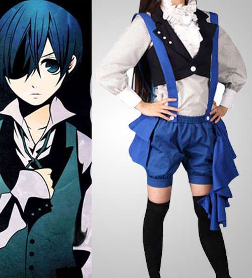 Cheap Black Butler Cosplay Costume and accessories