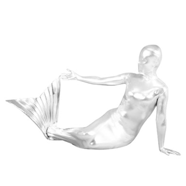  Mermaid Style Shiny Metallic Spandex Zentai