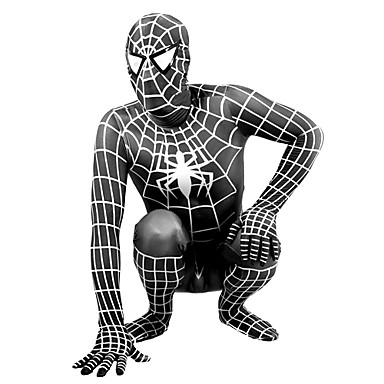  Pure Color Lycra Zentai Zentai Inspired by Spiderman