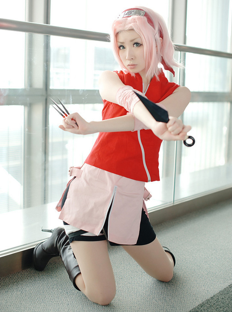 Narutoナルト 桜ちゃん2 ナルト コスプレ衣装 桜ちゃん2 ナルト コスプレ衣装 アニメ衣装の通販ショップwww Cospya Com